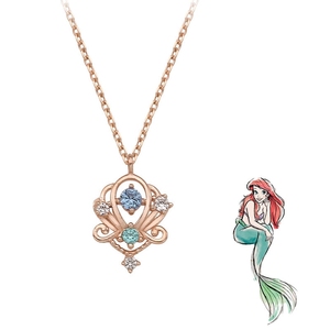 lloyd迪士尼公主联名合作系列项链锁骨链新款