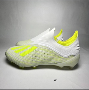 阿迪达斯 adidas x18  超顶无鞋带 稀有小清新配色