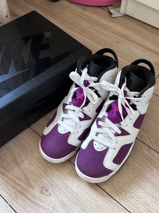 AJ6 白紫葡萄 高帮复古篮球鞋 GS