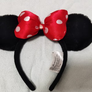 迪士尼发箍正版米奇发箍儿童米老鼠头饰米奇耳朵发箍乐园装扮发饰