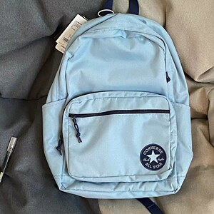 【包邮】匡威蓝色新款双肩包男女休闲背包初高中学生书包时尚潮流