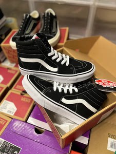 万斯Vans Sk8 黑色经典高帮