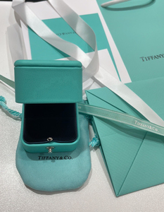 tiffany morning钻戒首饰盒蒂芙尼项链包装盒对戒指耳钉手镯盒子111人