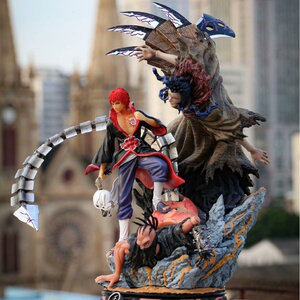 祖国版火影忍者 晓组织cs蝎赤沙之蝎手办 大号动漫场景模型摆