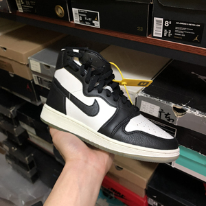 aj1拉链黑白