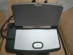 台电taiden品牌会议手拉手会议话筒,会议话筒翻盖设计,自