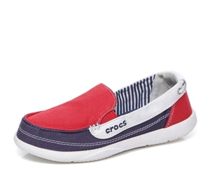 Crocs（新款）女士沃尔卢帆布鞋透气轻便平底低帮休闲布鞋女