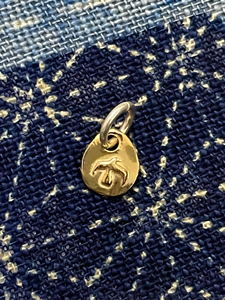 goros随行xs金饼,实心18k金,送银环