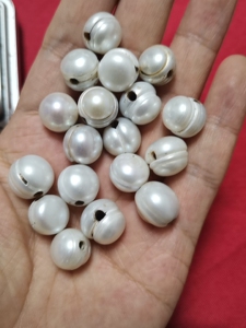 清代东珠老珍珠老手串清代东珠老珍珠,龙江流域淡水珠子,清末就