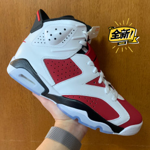 5码二手正品耐克乔6 aj6胭脂红 08年老