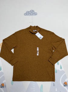 优衣库 u系列 宽松高领t恤 长袖 411599