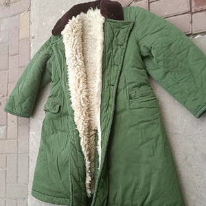 羊皮内胆军大衣 原产地新疆