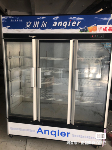 安琪儿3门展示柜冷藏柜冰柜转让,冰柜制冷效果很好,功能一切正