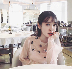 00yukilu1106淘宝卢洁云原版 雪纺气质上衣长袖