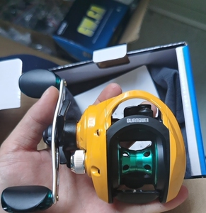 gw/光威小黄轮水滴轮特价微物筏钓轮清仓路亚打黑远投渔轮