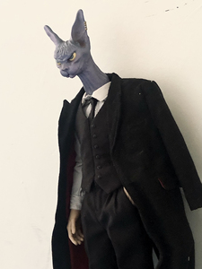 hottoys ht 潮流人偶 diy 西装比鲁斯大人 1