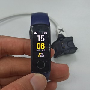 华为荣耀手环5普通版午夜蓝,非nfc版,功能完好,来电提醒