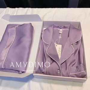 amydimo爱蜜迪茉条纹缎面睡衣 amydimo爱蜜迪茉