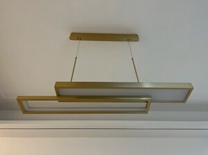 【专卖店同款】欧普照明/新品 叠影系列餐吊灯 一字型吊灯