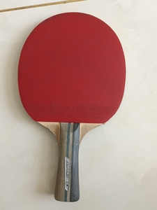 马琳五星乒乓球拍.原来用过几次.低价处理.258买的