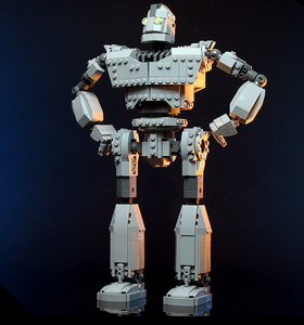 乐高钢铁巨人图纸,机器人图纸,大人仔图纸,moc图纸.