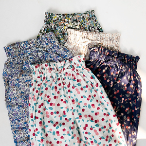 出口韩国防蚊裤,梭织纯棉面料,花色很漂亮,90-150码段