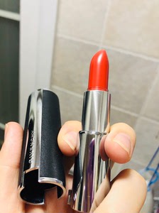 纪梵希小羊皮口红317号色 橘色系 用量如图 带盒出