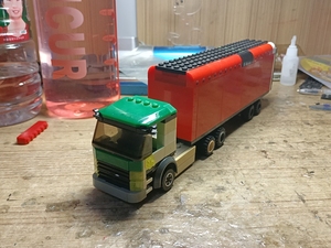 乐高积木半挂车