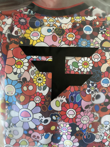 全新村上隆 faze clan限量款联名 太阳花 衬衫xs码
