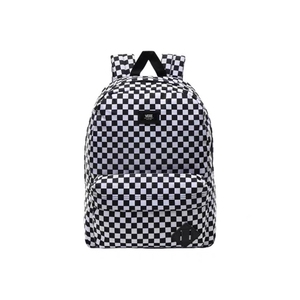 vans格子双肩包黑白棋格书包万斯漫威男女学生出差情侣电脑背