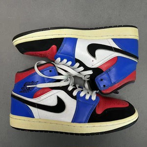 耐克 aj1 top3鸳鸯拼接 41码 鞋面有点刮花