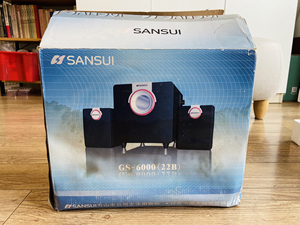 全新-山水音响gs6000-22b,因搬家低价转