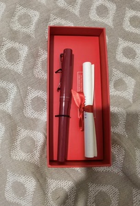 全新Campo Marzio 意大利福布斯钢笔，红色，不锈钢