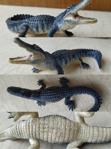 重涂 safari ltd 美洲鳄 短吻鳄 鳄鱼 动物模型