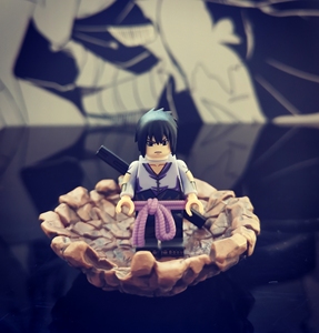 乐高第三方人仔佐助,火影忍者,宇智波佐助