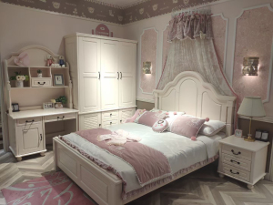 兰香阁,奇思妙想,哈萨雅琪水性环保漆公主床没有味道厂家直发