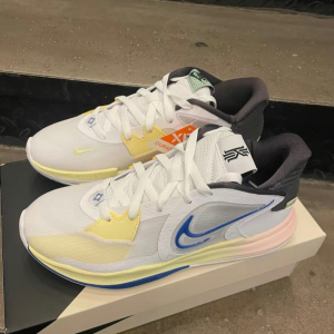 nike kyrie 5 low 欧文5白黄蓝 实战篮球鞋