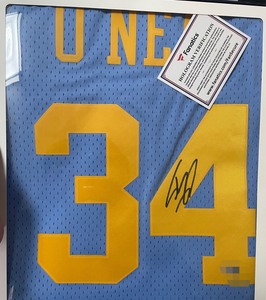 nike/耐克奥尼尔签名球衣 大鲨鱼奥尼尔亲签 洛杉矶湖人