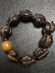 滴血莲花 五瓣 9颗 1菩提根 自己剥出来 自盘两年多 已包