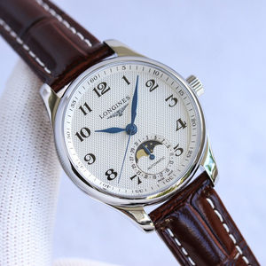 闲置浪琴名匠八针月相全自动机械表男表   朋友代购,全新未使