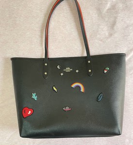 coach彩虹刺绣托特包 闲置