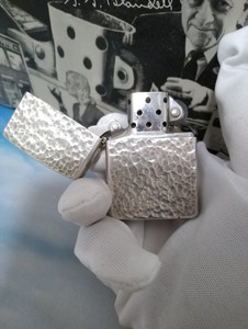 zippo纯银80年代
