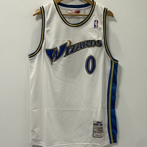 奇才阿里纳斯0号球衣特工大将军逼王之王复古刺绣篮球服运动背心