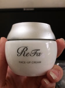 日本本土 refa 脸部专用按摩膏面霜50g全新,盖子磨损介