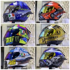 agv头盔pista头盔黑红轨迹70周年雪屋雪村agv全盔