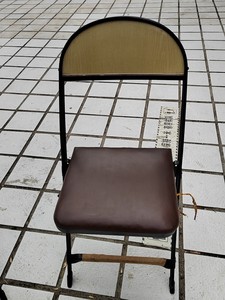 文革时期  上海钢椅厂  带为人民服务 标语  椅子四把