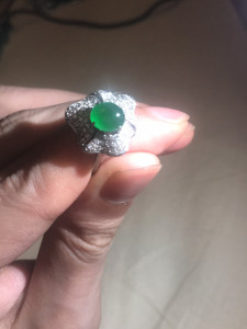 卡地亚翡翠戒指