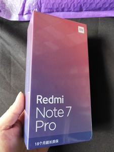 红米note7pro,黑色，全新未拆封