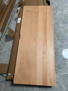 定制实木木板片隔板榉木板子桌面桌板吧台面板材原木餐桌圆形定制