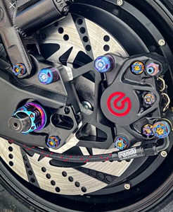 全新未拆封国产祖国版布雷博小螃蟹卡钳加y字转接码加刹车盘直上